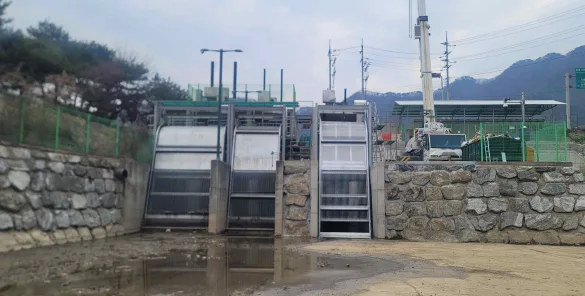 토계배수펌프장재해복구사업(토목)관급자재(제진기)